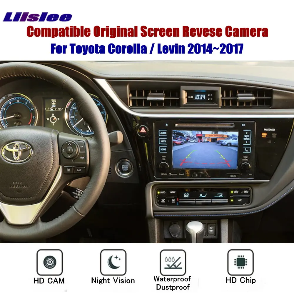 Adaptador cámara marcha atrás Toyota Corolla 2014-2017 – HD CCD