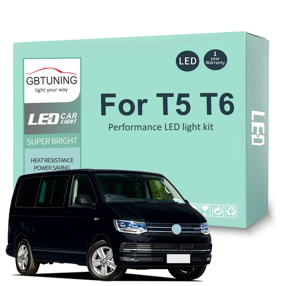 VW Kit LED interior Canbus para MK5 MK6 T5 T6 de coche 2003-2018