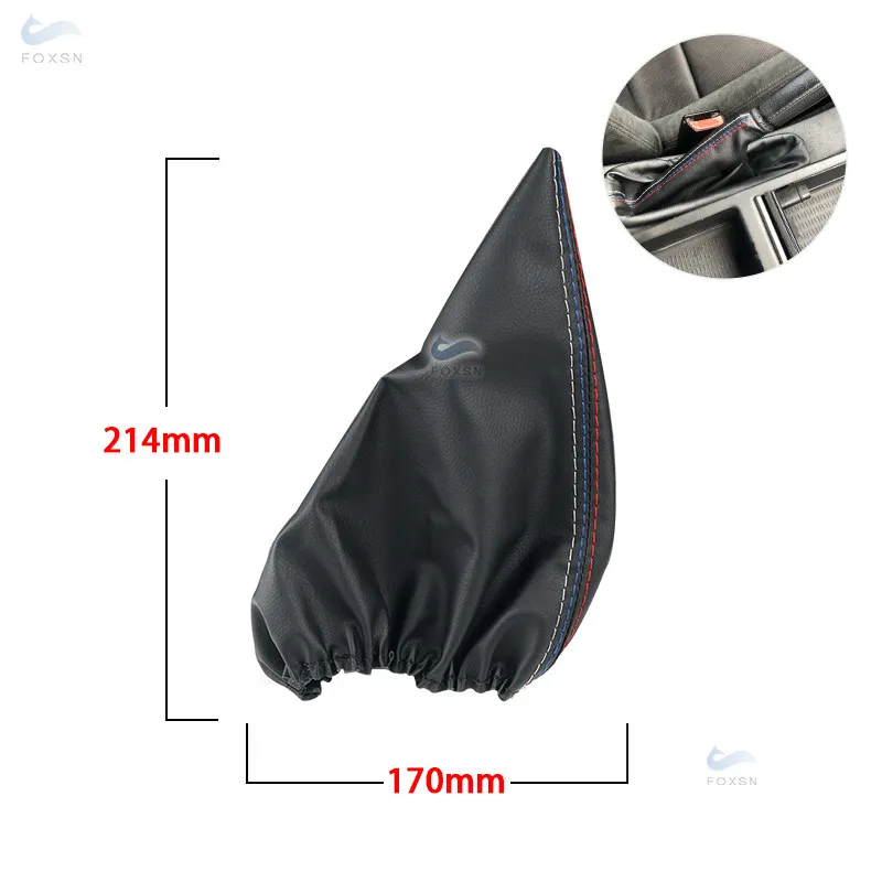 Polaina freno de mano cuero BMW Serie 3 E36 E46 E30 E34 M3 - imagen 5