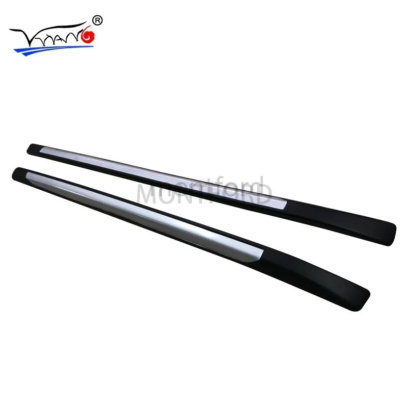 Barras laterales de aluminio y portaequipajes para Toyota Hilux Revo
