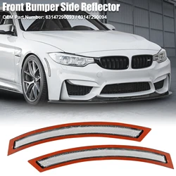 Reflectores de parachoques delanteros Autohaux para BMW X5 F15/F85