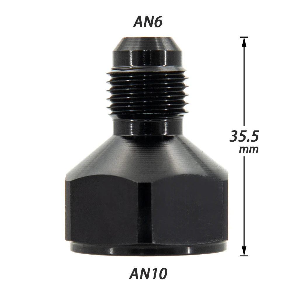 Adaptador reductor AN10 hembra a AN6 o AN8 macho para sistemas de automoción