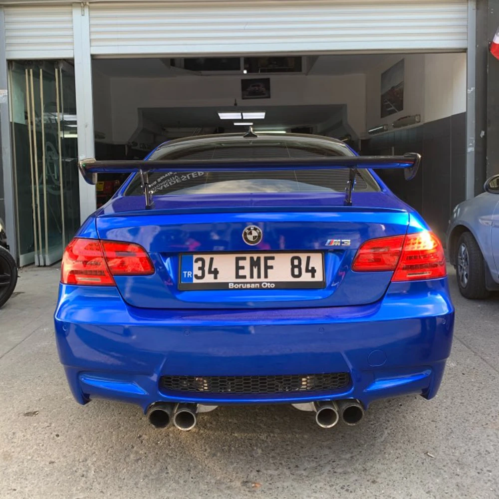 Alerón trasero carbono BMW M3 E90 E92 estilo GTS tuning - imagen 3