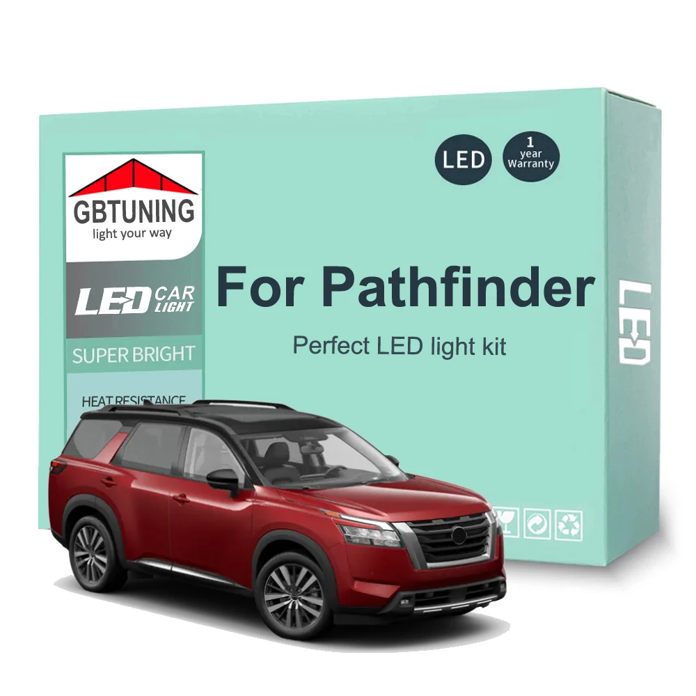 Kit de bombillas LED CANbus para interior Nissan Pathfinder