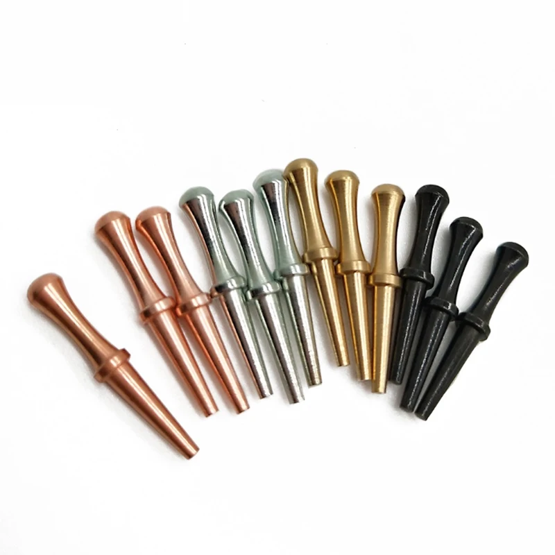 Kit clavijas metal Cribbage 12 uds 28,6mm – negro/plateado/latón/cobre