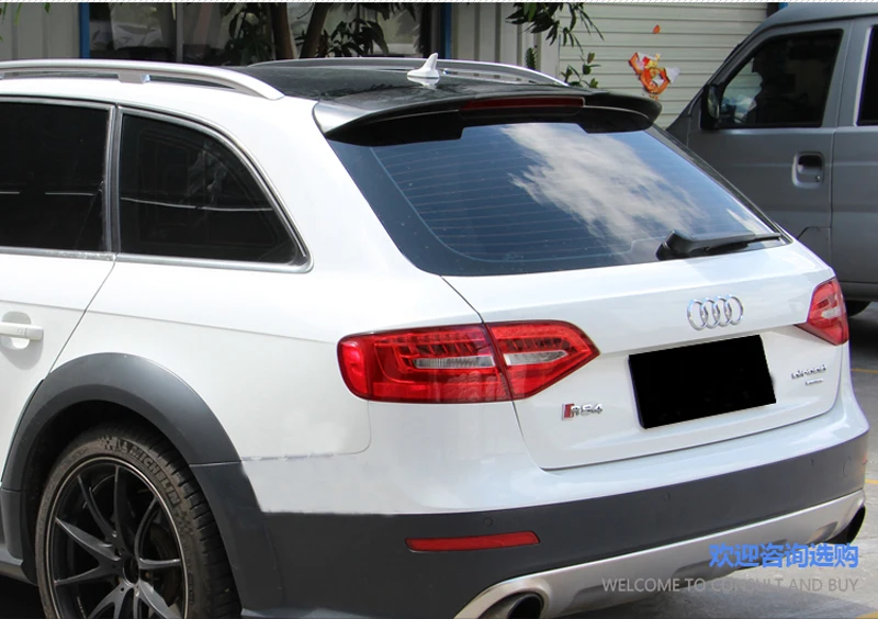 Alerón trasero de maletero PU sin pintar para Audi RS4 B8 2012-2015 - imagen 2