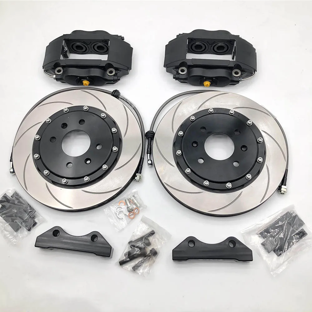 Kit frenos 4 pistones 7600 - rotor 300x24 Honda Civic EK Delantera - imagen 4