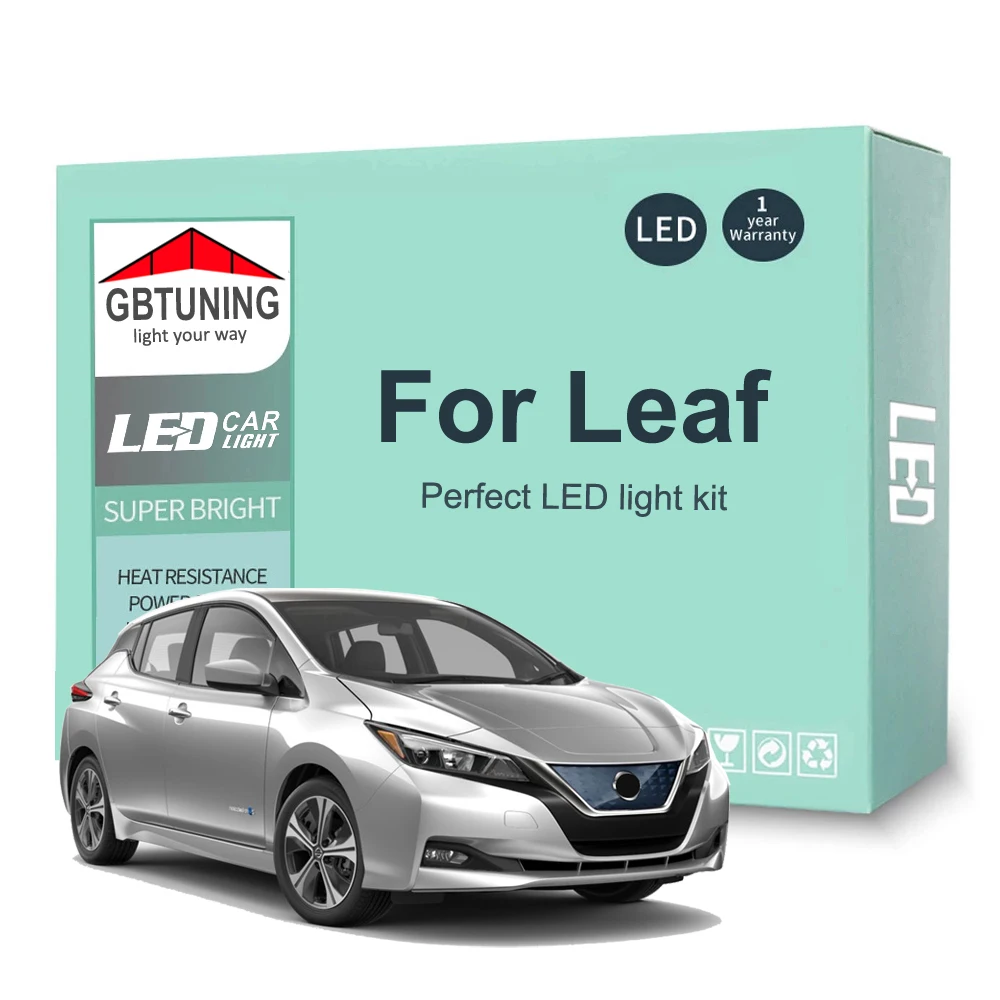 Kit luces LED interior Nissan Leaf: bombillas maletero mapa Canbus