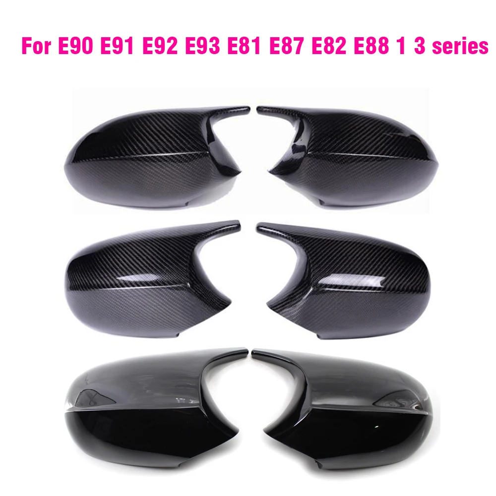 Tapas espejo retrovisor carbono negro brillante BMW E82 E87 E90