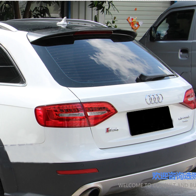 Alerón trasero de maletero PU sin pintar para Audi RS4 B8 2012-2015
