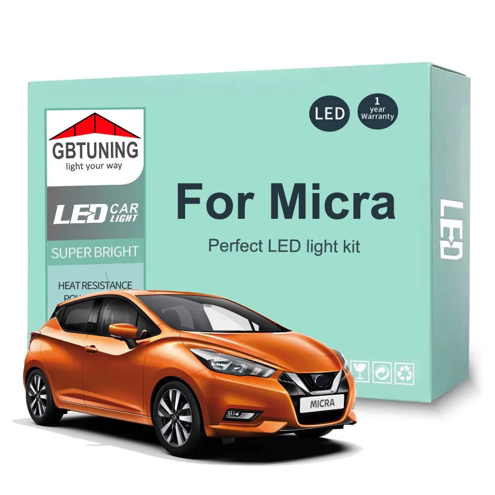 Bombillas LED interior Canbus compatibles Nissan Micra K11 K12 K13 K14