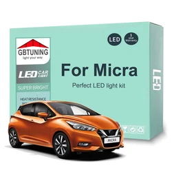 Bombillas LED interior Canbus compatibles Nissan Micra K11 K12 K13 K14