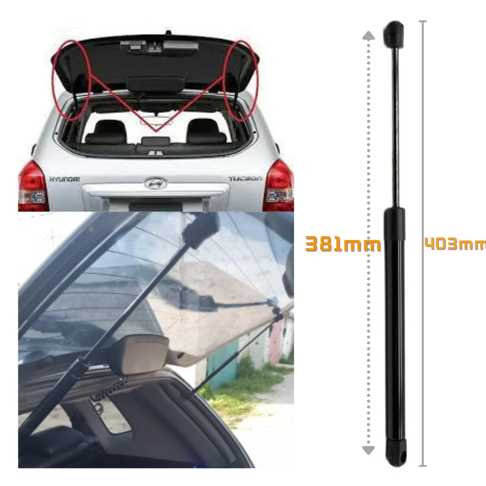 Detalle de los resortes para Hyundai Tucson JM