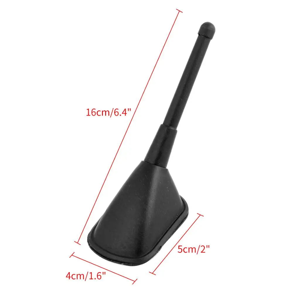 Antena Decorativa Sefl para Techo – Base Adhesiva Negro 9-17 cm - imagen 2