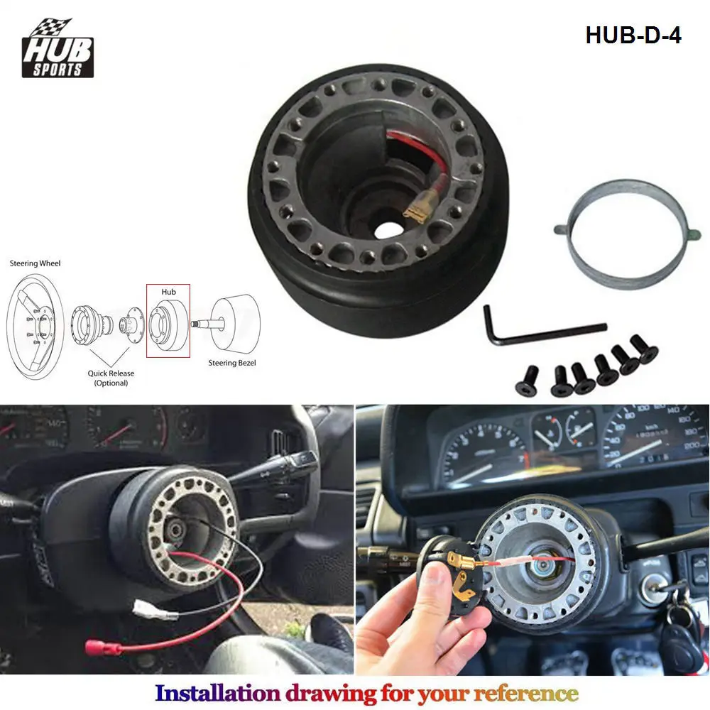 Adaptador de volante deportivo HUB-D-4 para Daihatsu Charade/Feroza - imagen 2
