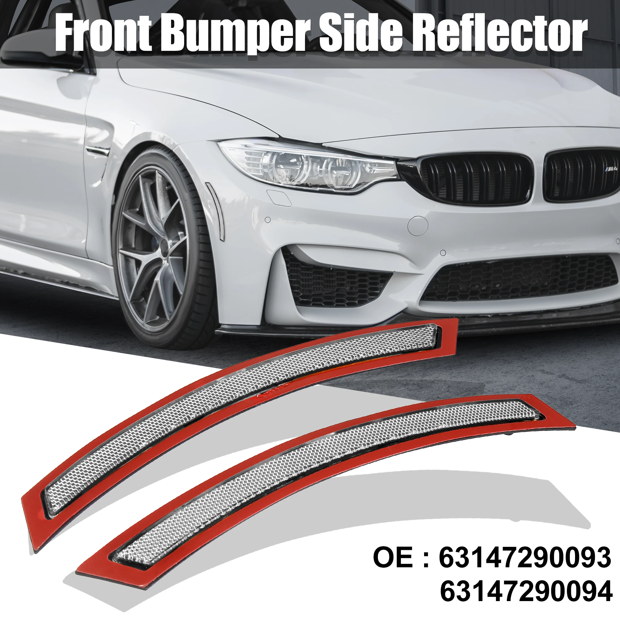 X Autohaux Reflectores de parachoques delanteros para BMW X5 F15/F85 - imagen 2