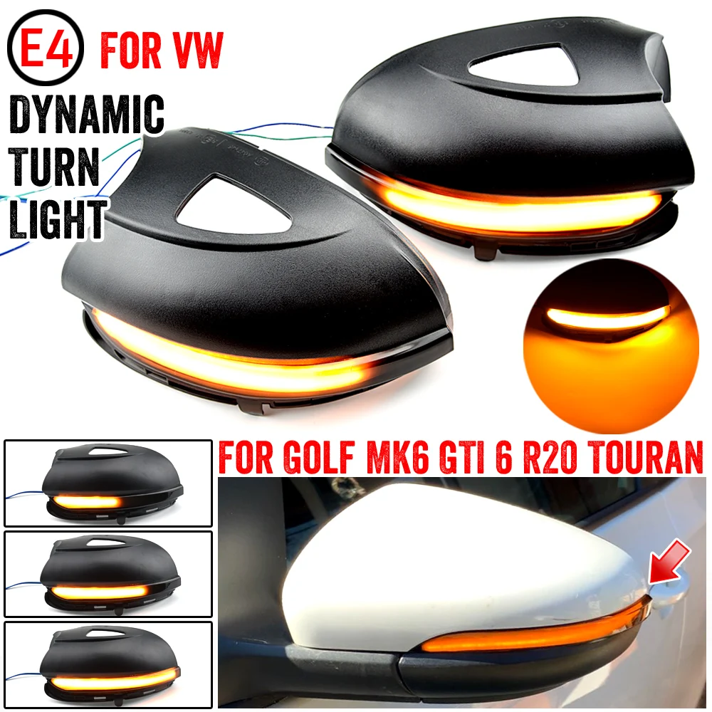 Intermitentes LED dinámicos de retrovisor para VW Golf VI GTI y Touran - imagen 4