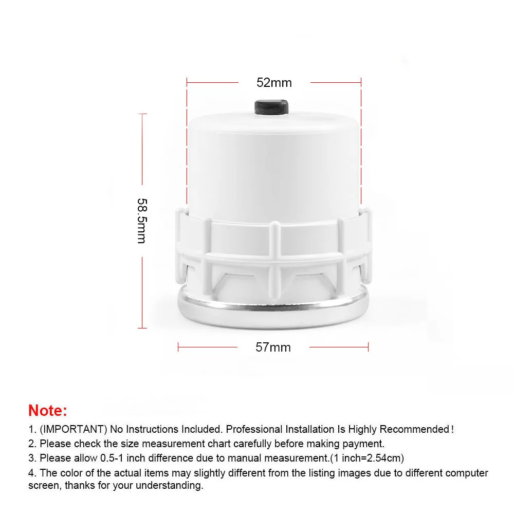 Medidor de temperatura de agua 52 mm Dynoracing - imagen 5