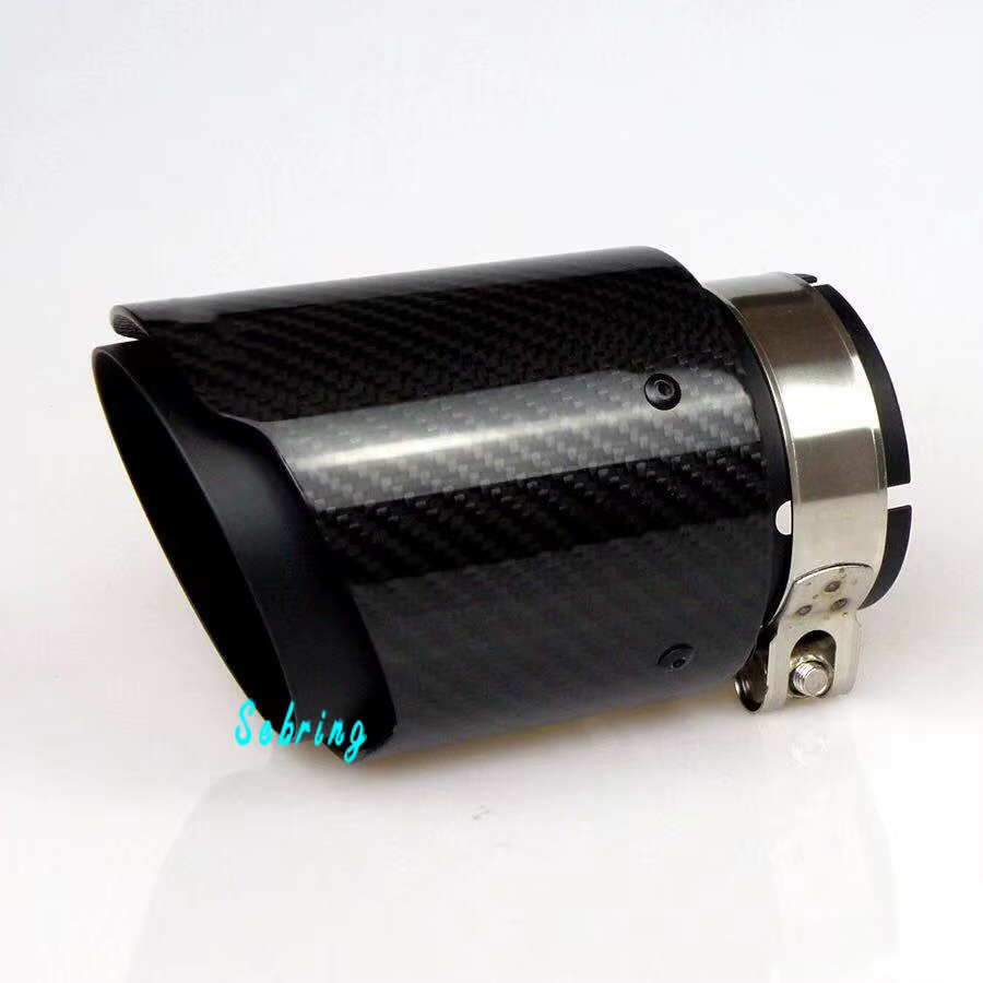 Silenciador de escape universal en fibra de carbono – BMW E46 - imagen 2