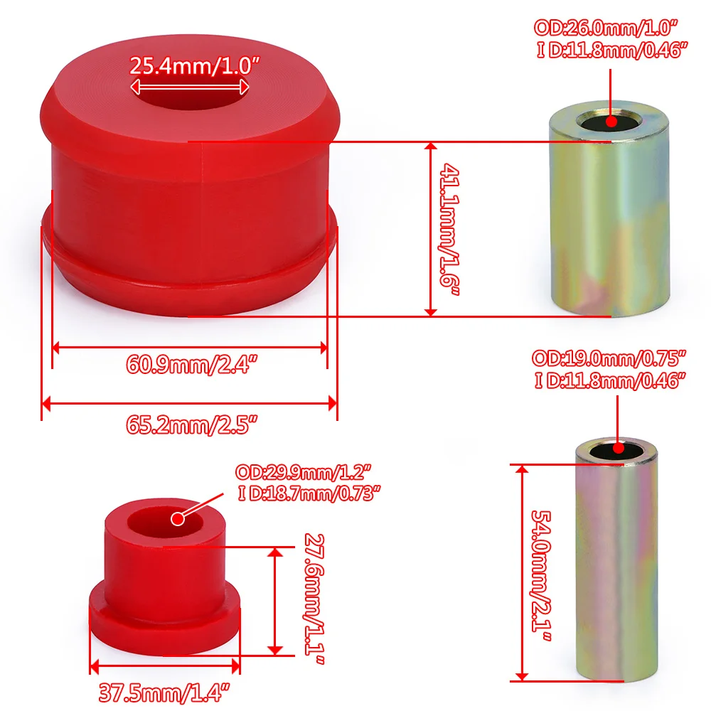 Kit buje brazo de control delantero PQY – VW Beetle Golf Jetta - imagen 4