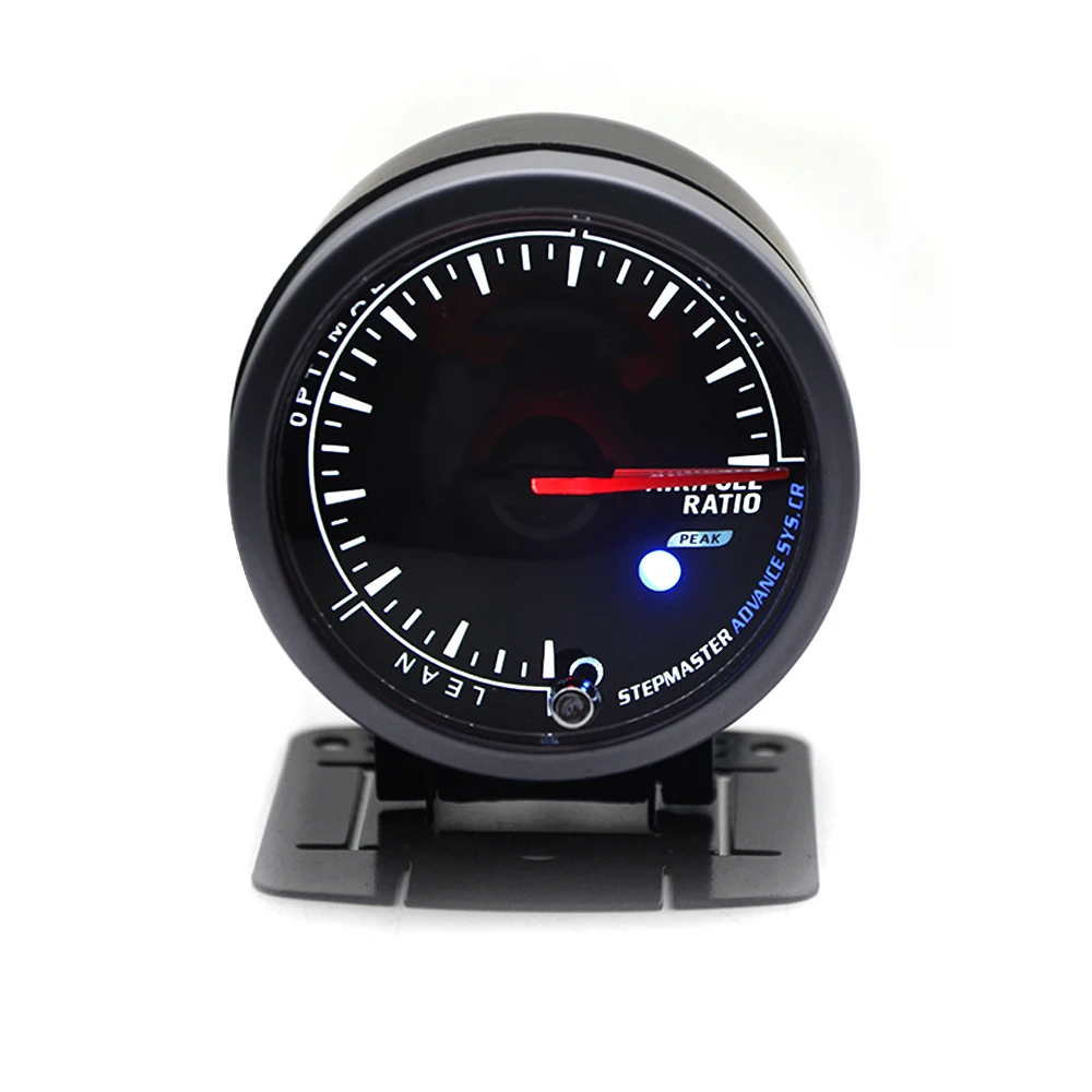 Kit relojes turbo 60 mm esfera negra con presión, temperatura y AFR - imagen 5