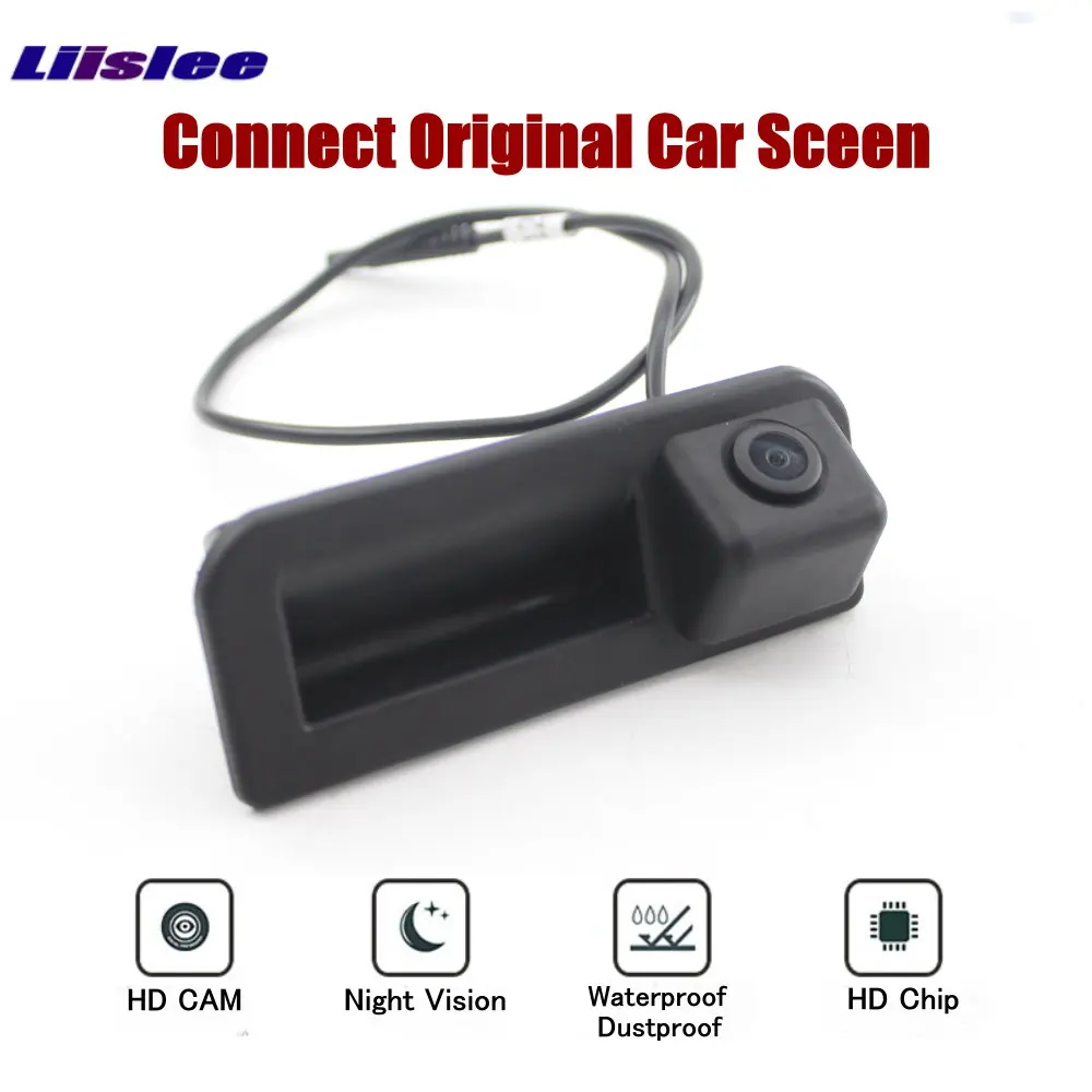 Cámara trasera de marcha atrás para coche Skoda Karoq (NU7) 2017-2023, imagen de trayectoria dinámica, sistema de estacionamiento mejorado de pantalla Original - imagen 3