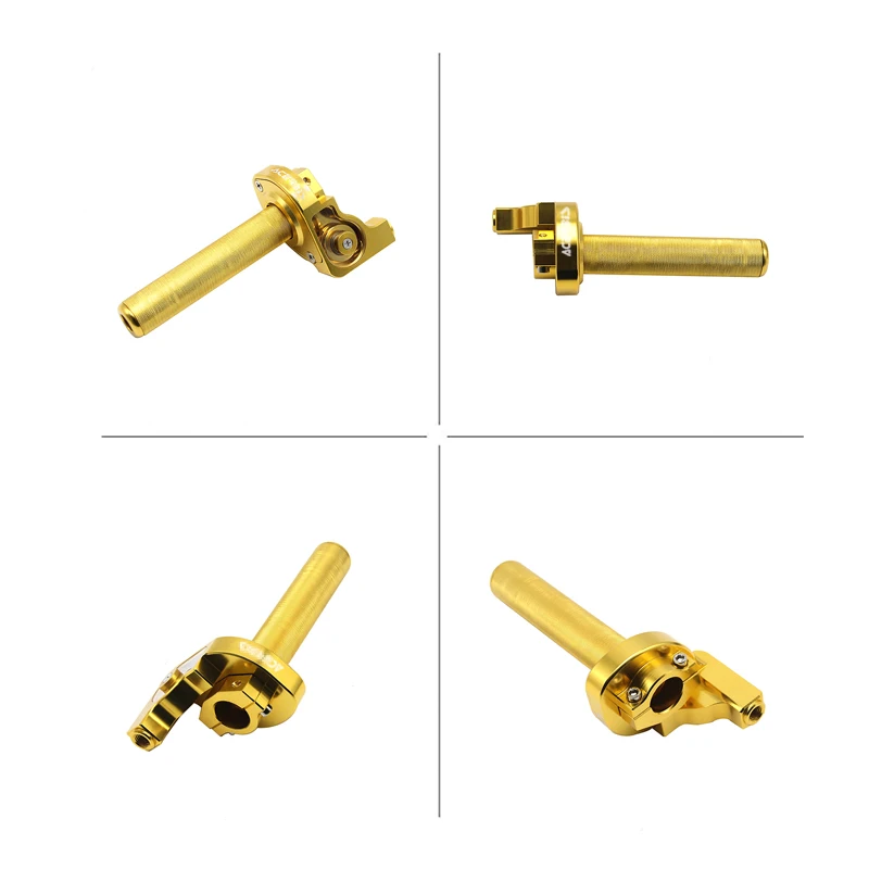 Empuñadura acelerador universal ZSDTRP para moto CNC aluminio 22mm - imagen 3