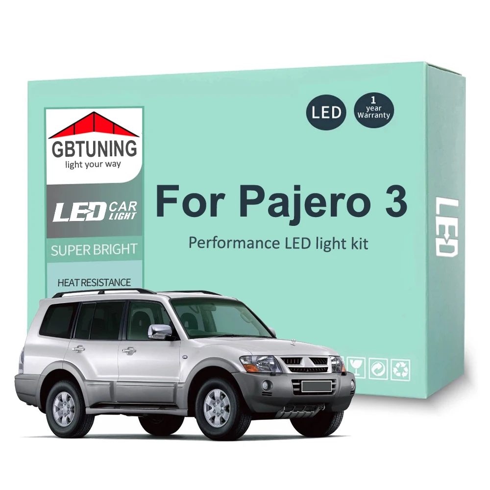 Kit bombillas LED interior CANBUS para Mitsubishi Pajero III