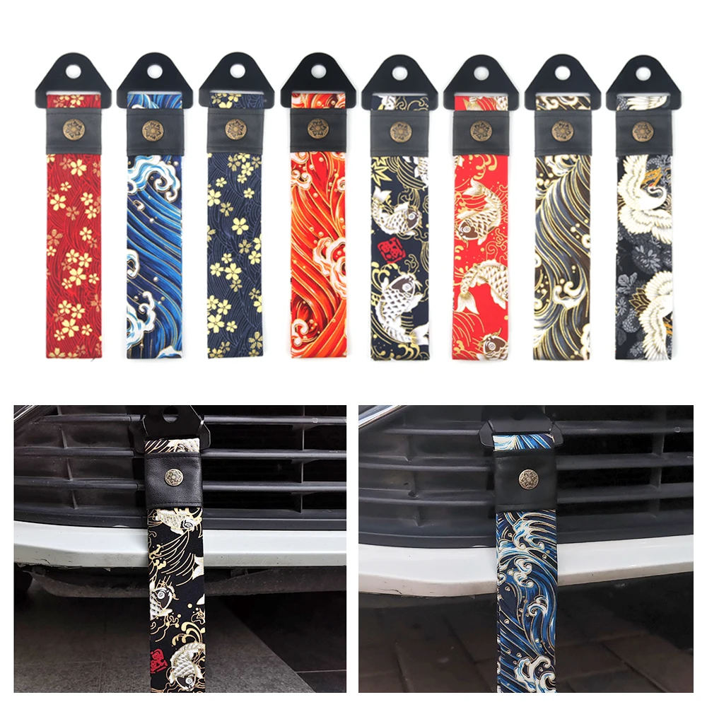 Correa de remolque universal para coche estilo racing