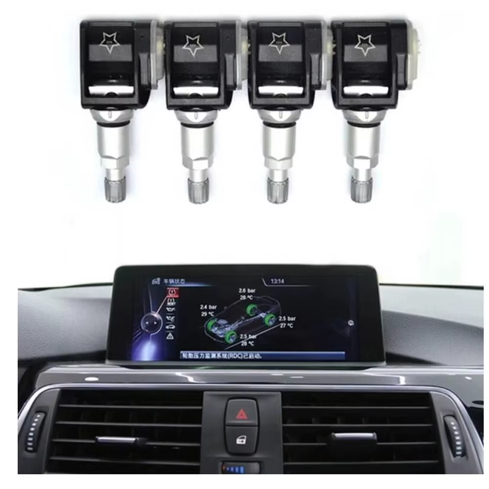 Vista frontal del sensor TPMS