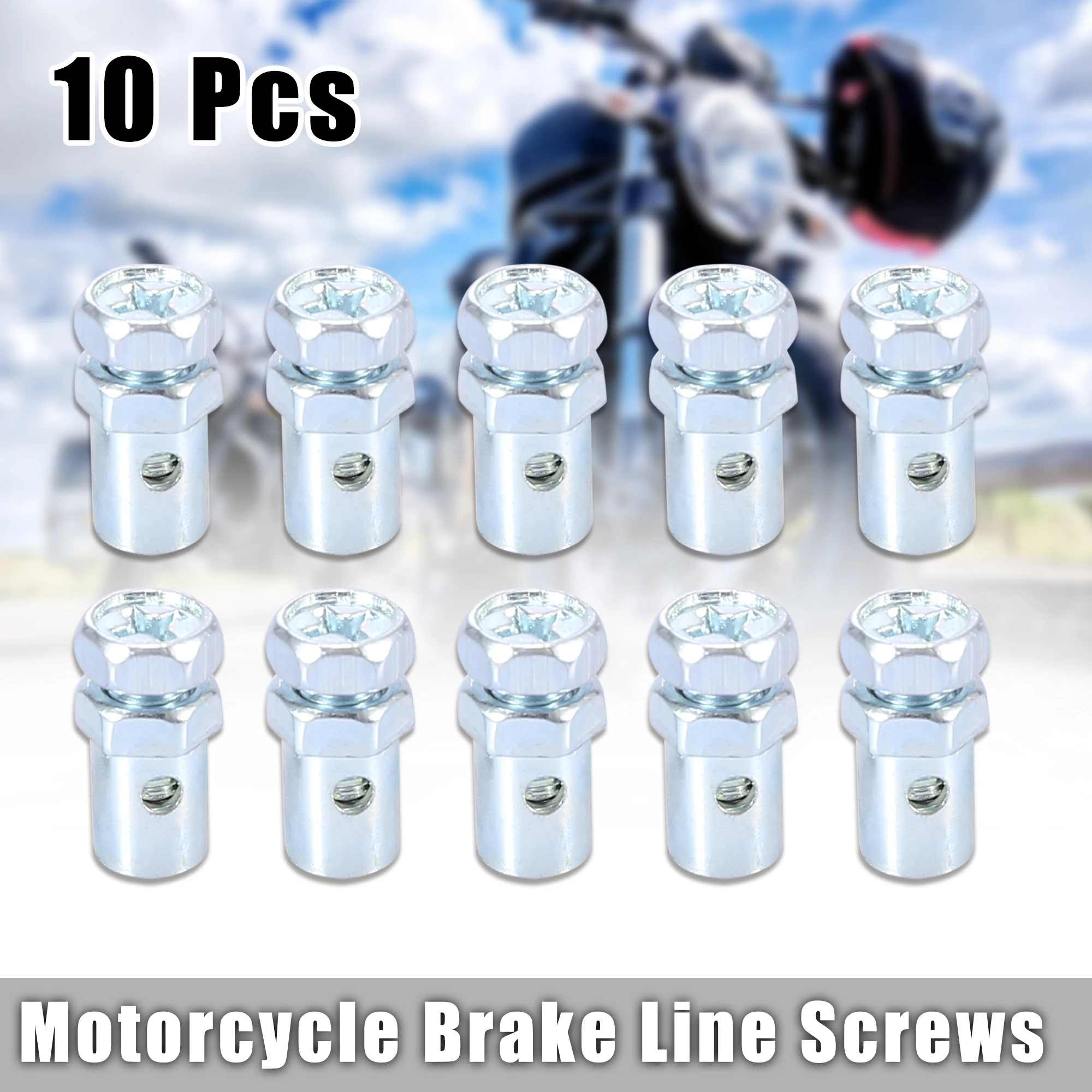 Sujetacables de freno con tornillo fijo universal Autohaux para moto
