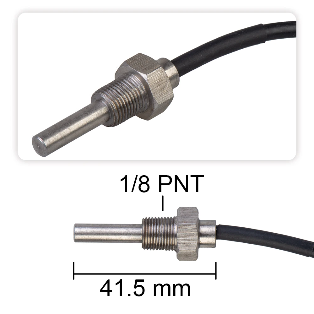 Medidor temperatura de agua 12V para Skyline WRX Evo MPS con sensor NPT 1/8 - imagen 5