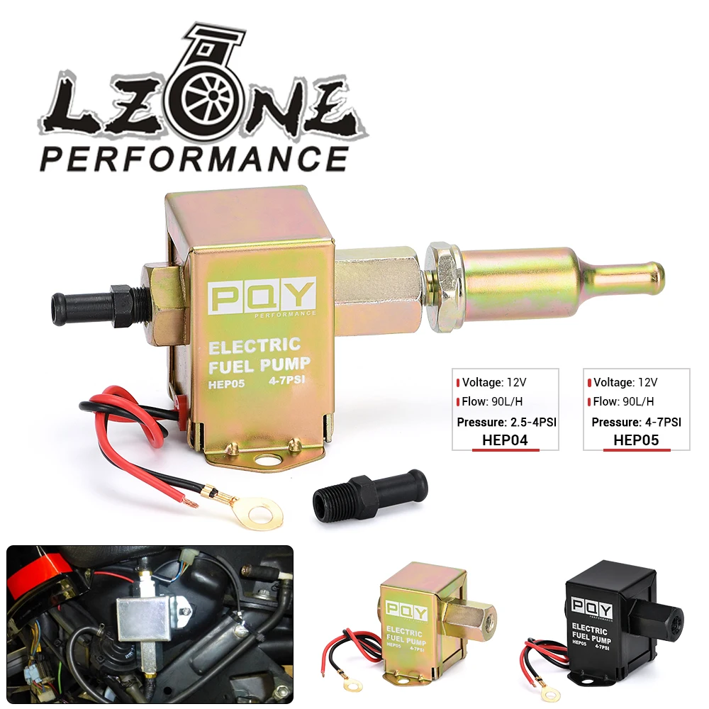 Bomba combustible electrónica 12V 90 LPH alta presión universal gasoil – P502