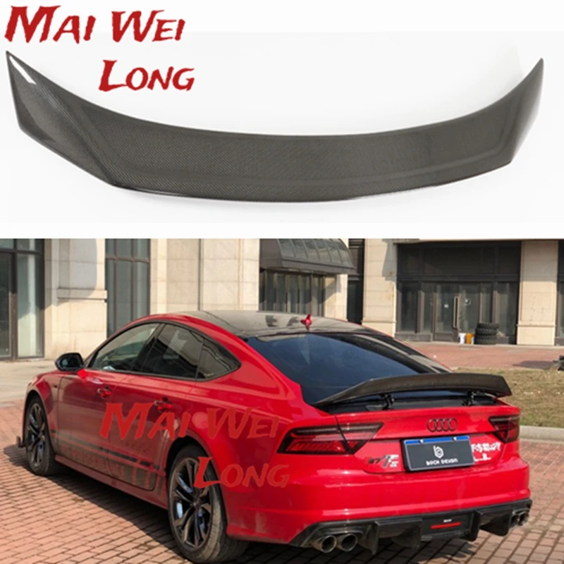 Alerón trasero fibra de carbono estilo R Audi A7 S7 RS7