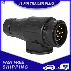 Enchufe de remolque 13 pines 12V para coche, caravana y RV