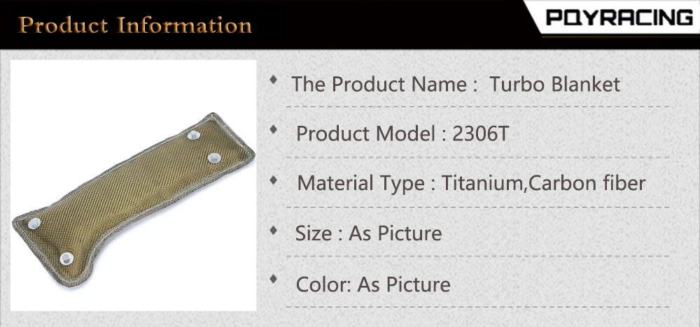 Manta de protección térmica para turbocompresor PQY-2306