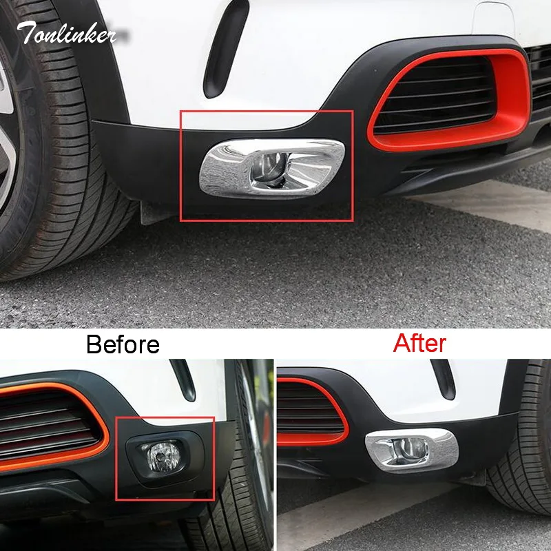 Pegatinas ABS cromadas Tonlinker – Citroën C5 Aircross antinieblas - imagen 2