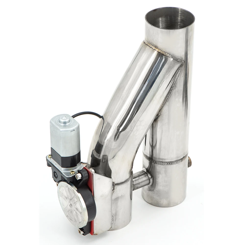 Silenciador de tubo de válvula doble de acero inoxidable, 2,0 pulgadas, 2,5 pulgadas, 3 pulgadas, recortado, tubo de escape, Control remoto YTR - imagen 5