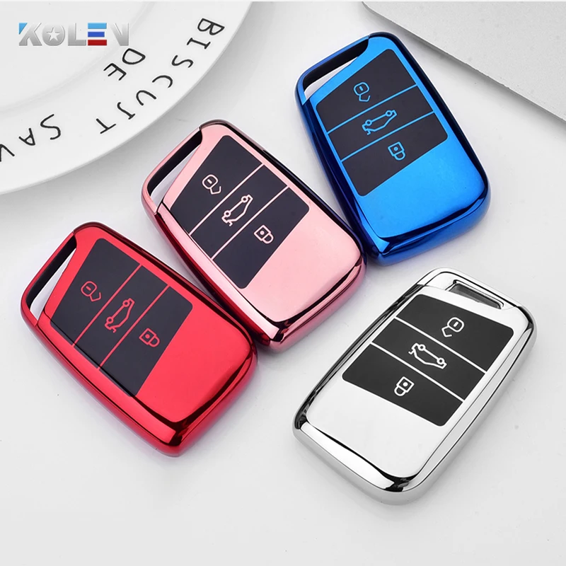 Funda de TPU para llave VW Passat B8, Golf y Skoda Superb A7 - imagen 3
