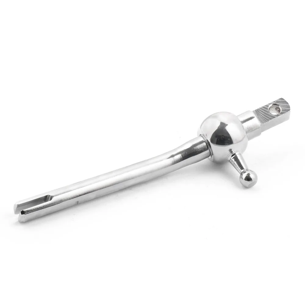 Palanca de cambios corta de tiro rápido manual de aluminio, color rojo cromado para Chevy Cavalier 95-99 - imagen 2