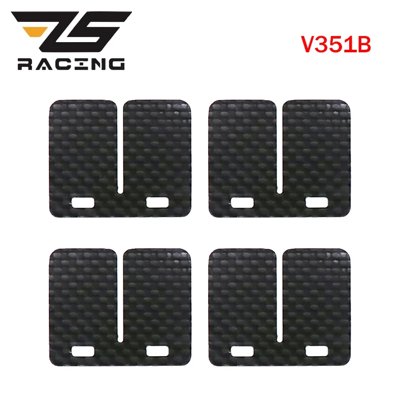 ZS Racing Válvula de caña fibra carbono V351B para Moto