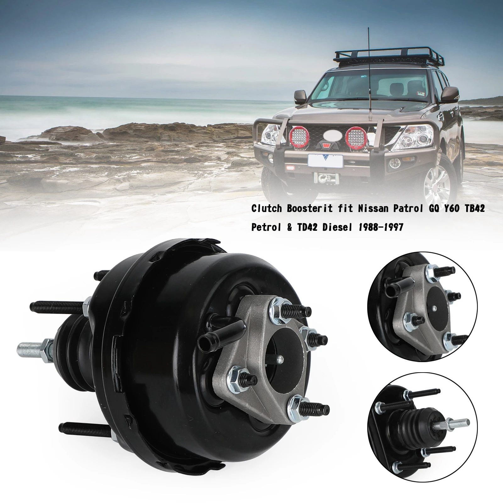 Artudatech embrague Boosterit para Nissan Patrol GQ Y60 TB42/TD42