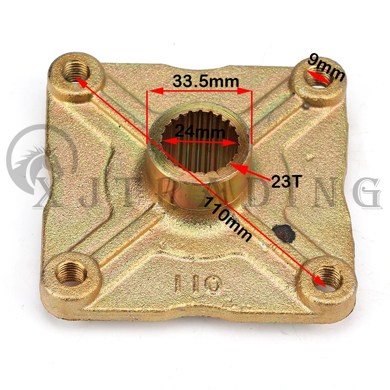 Eje trasero completo con soporte montaje para quad y kart 50cc-125cc - imagen 4