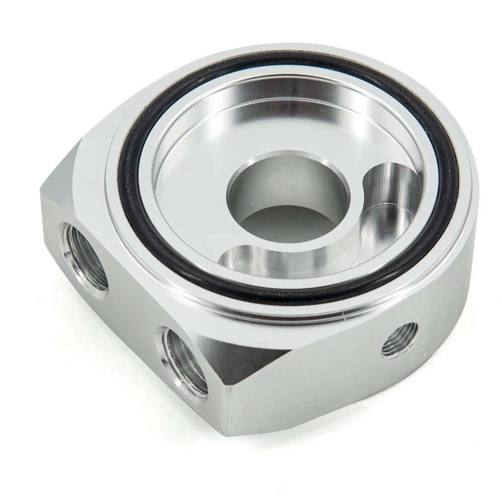 Adaptador de aceite de aluminio, Enfriador de sándwich AN10 3/4-16UNF M20X1.5 sw2 - imagen 4