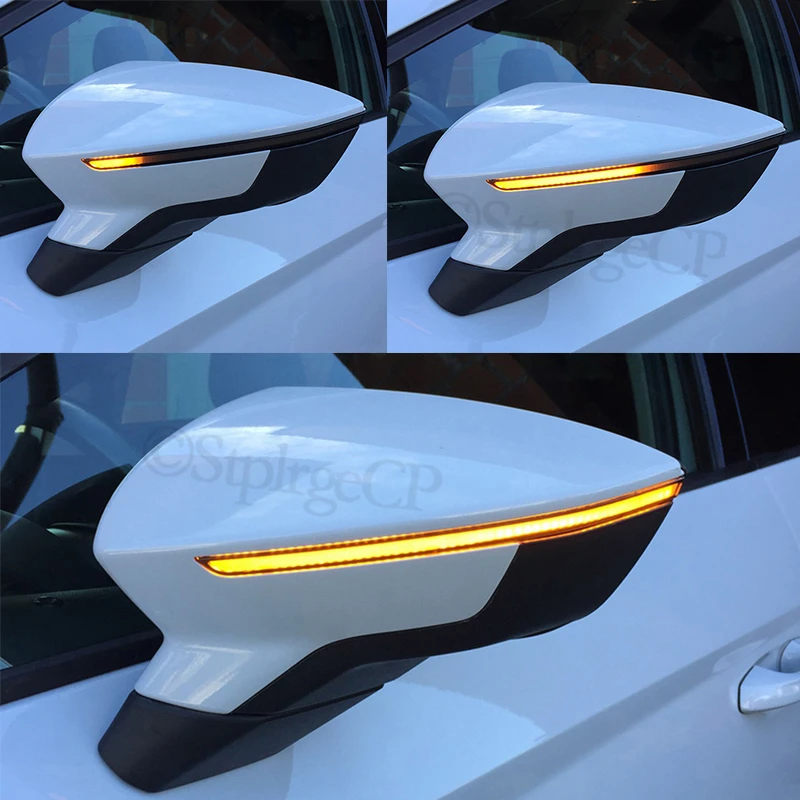 Intermitente LED espejo secuencial negro – SEAT Ibiza 6F 2017-2019 - imagen 4