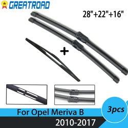 Escobillas limpiaparabrisas Opel Meriva B 2010-2017 Juego completo