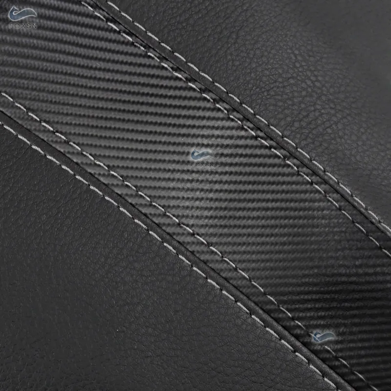 Cubierta de cuero para reposabrazos central Nissan X-Trail 2014-2020 - imagen 4