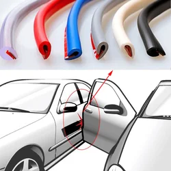Burlete universal puertas coche – perfil estanqueidad 5 metros