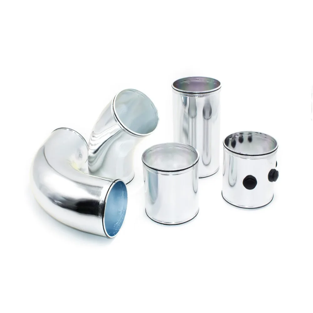Kit admisión aire frío 76mm aluminio aleación universal para turbo - imagen 3