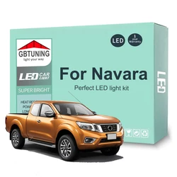 Bombillas LED Canbus interiores para Nissan Navara D22/D40/D23